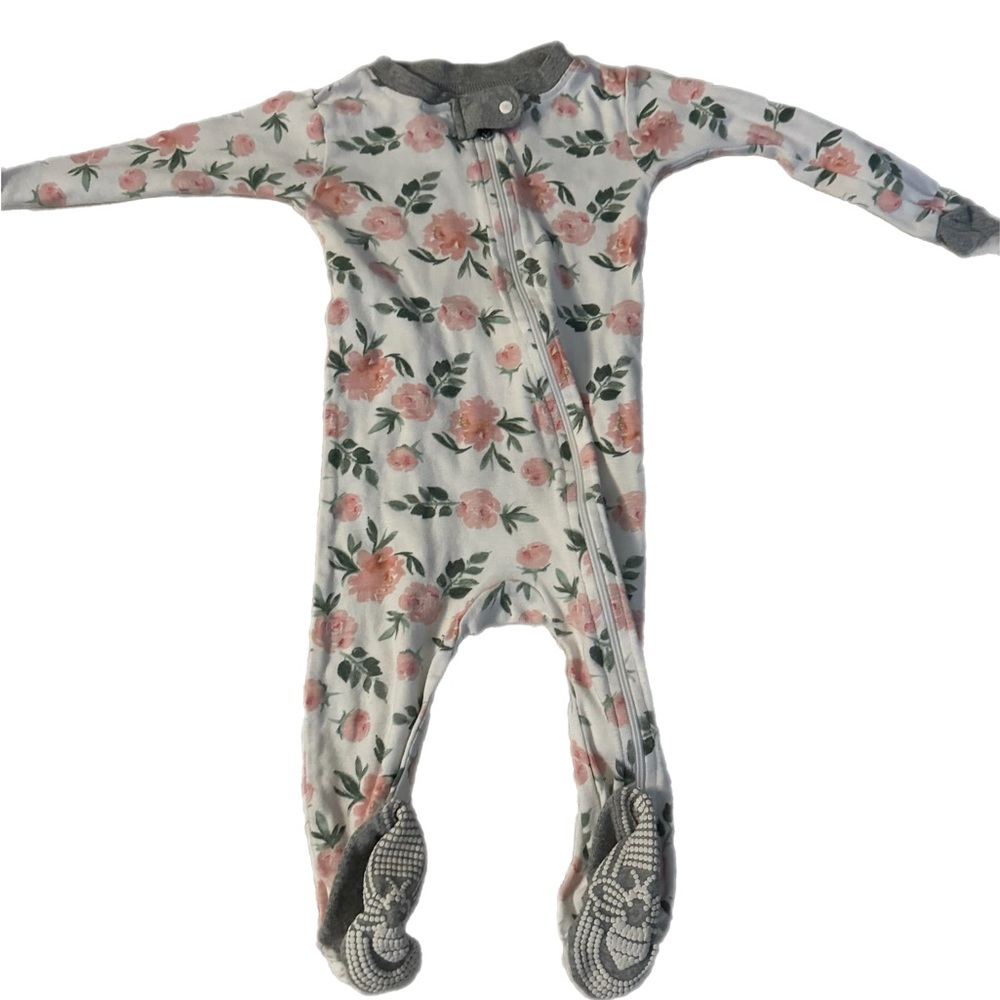 Burt’s been baby floral pajamas 12m